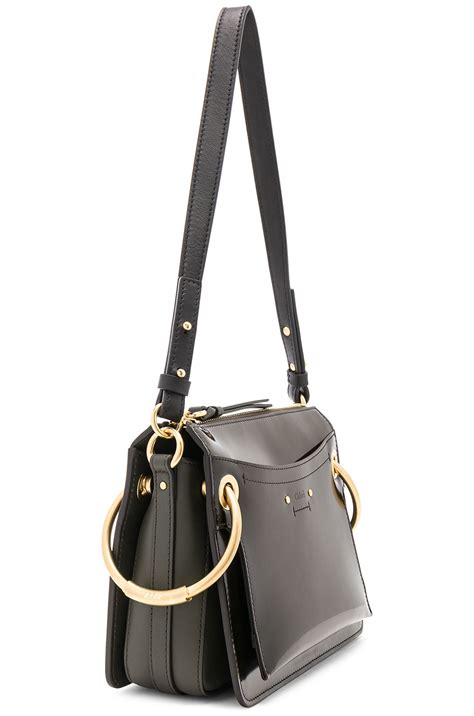 Chloe Small Roy Glossy Shoulder Bag